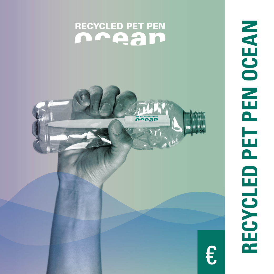 uma RECYCLED PET PEN ocean